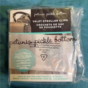 Petunia Pickle Bottom Black Stroller Clips